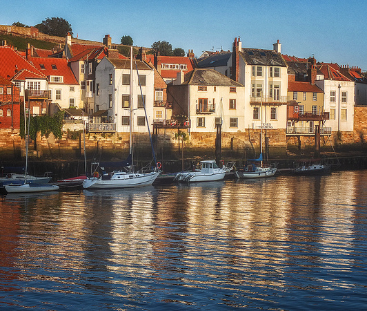 Early evening Whitby.